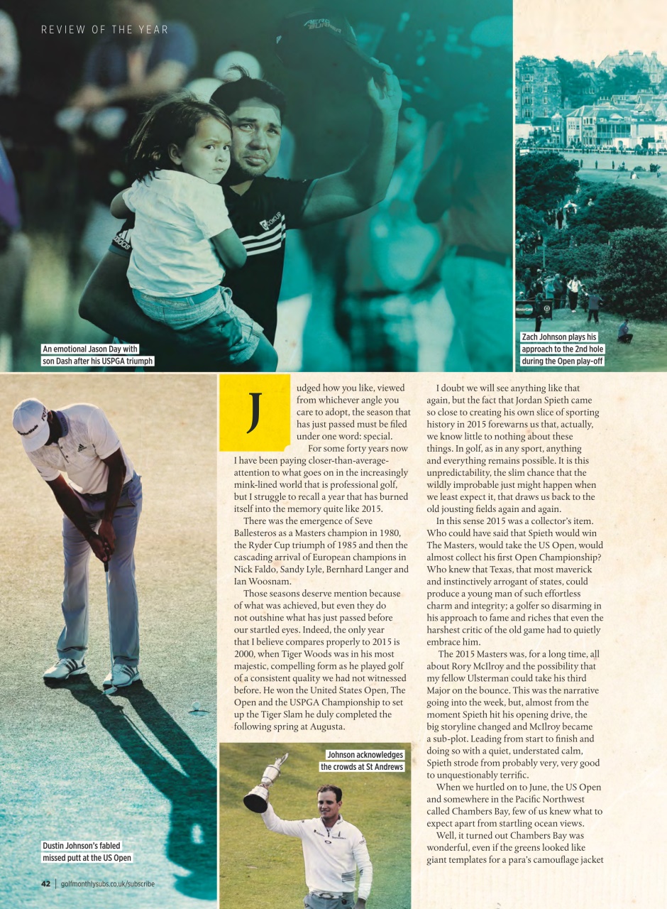 Golf Monthly Preview Pages