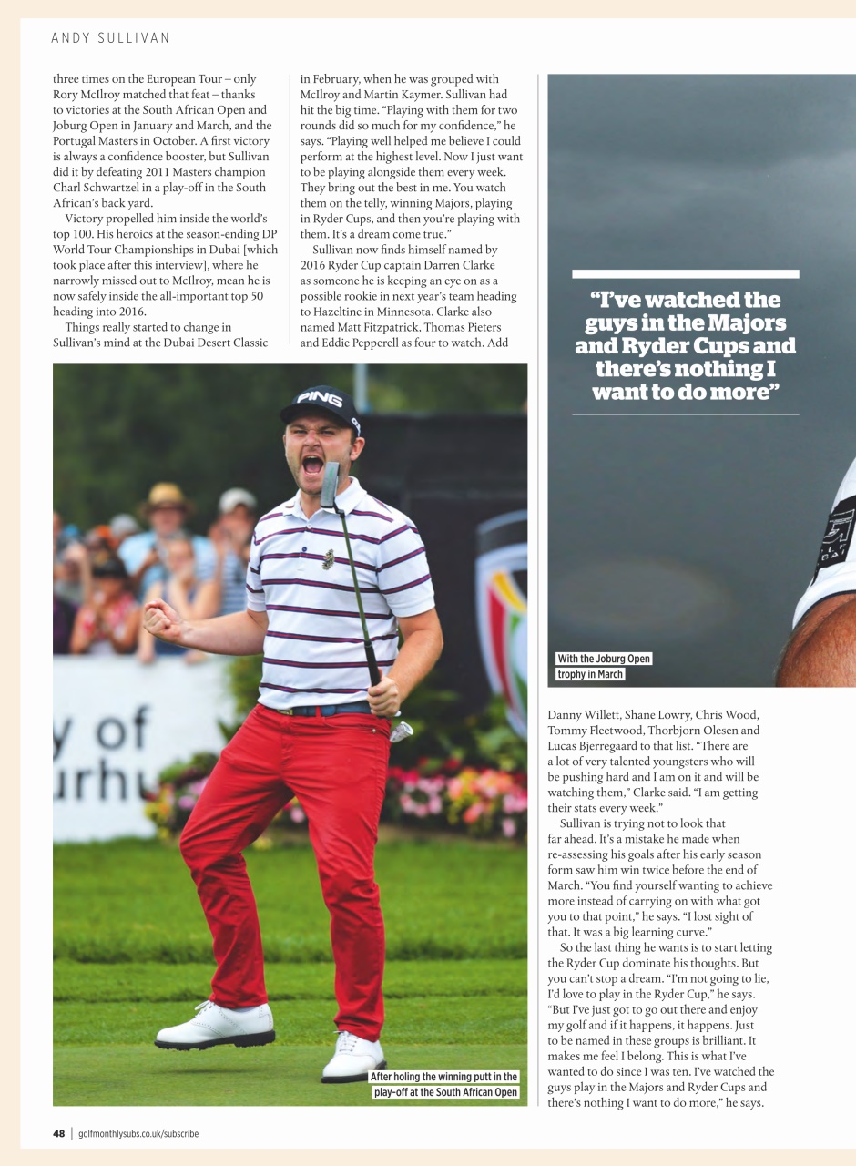 Golf Monthly Preview Pages