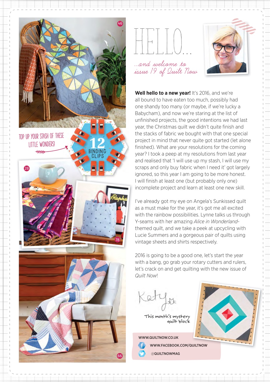 Quilt Now Preview Pages
