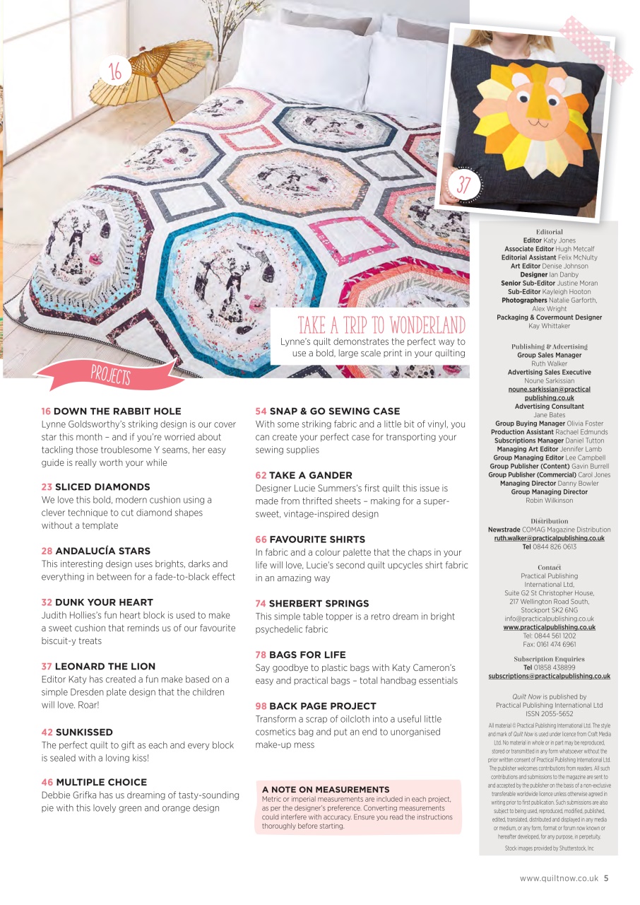 Quilt Now Preview Pages