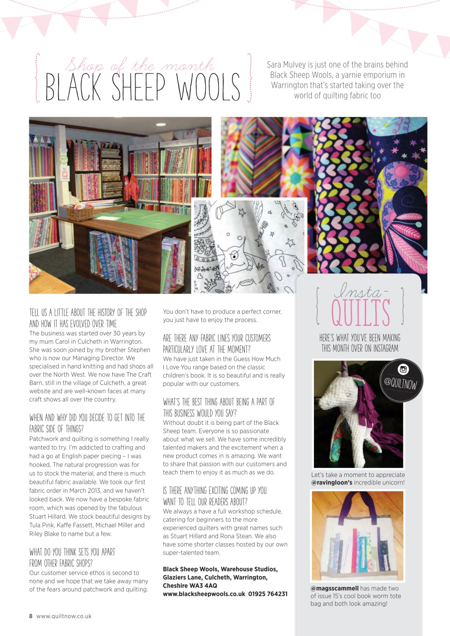 Quilt Now Preview Pages