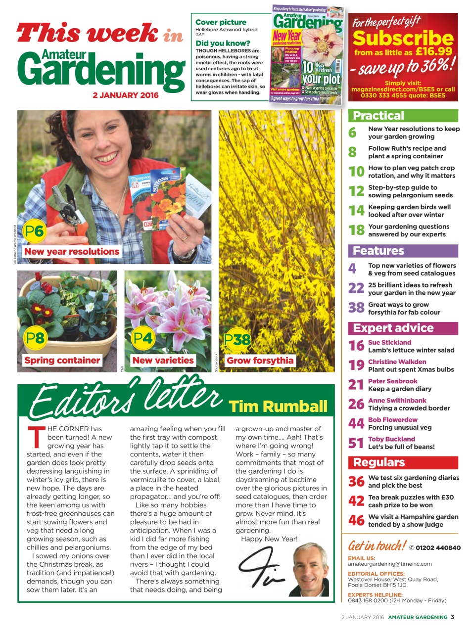 Amateur Gardening Preview Pages