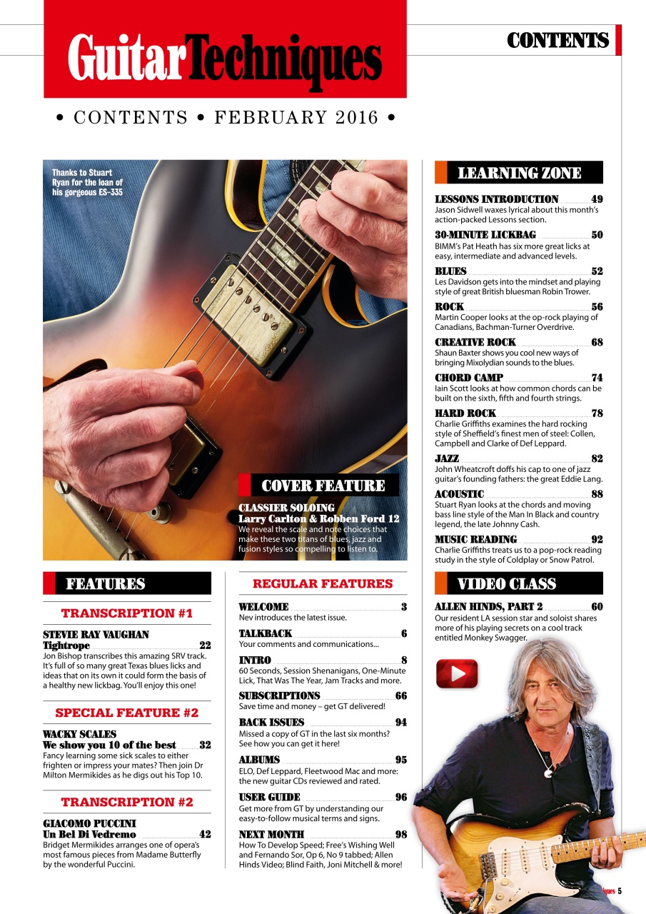 Guitar Techniques Preview Pages