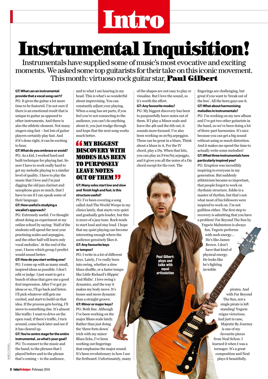 Guitar Techniques Preview Pages