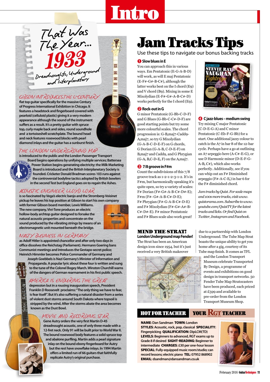 Guitar Techniques Preview Pages