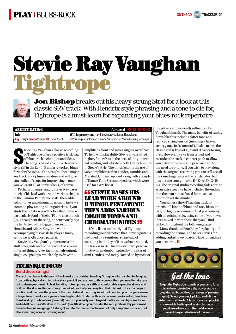 Guitar Techniques Preview Pages