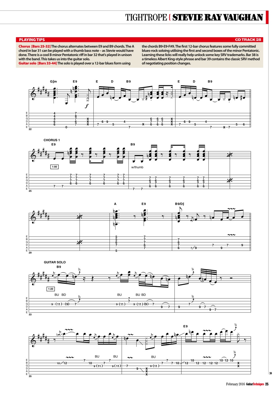 Guitar Techniques Preview Pages