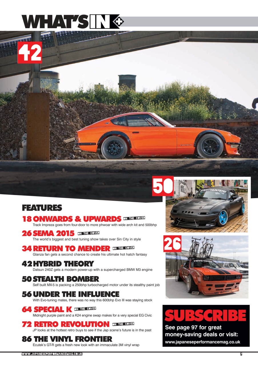 Japanese Performance Preview Pages