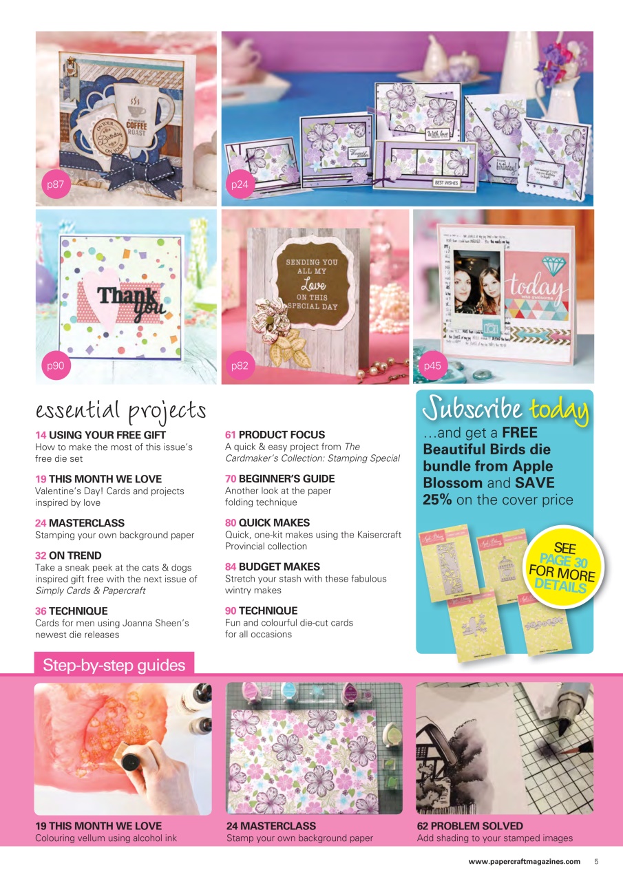 Papercraft Essentials Preview Pages