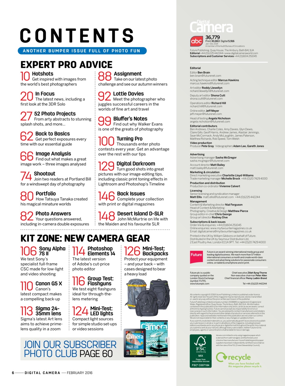 Digital Camera Magazine Preview Pages