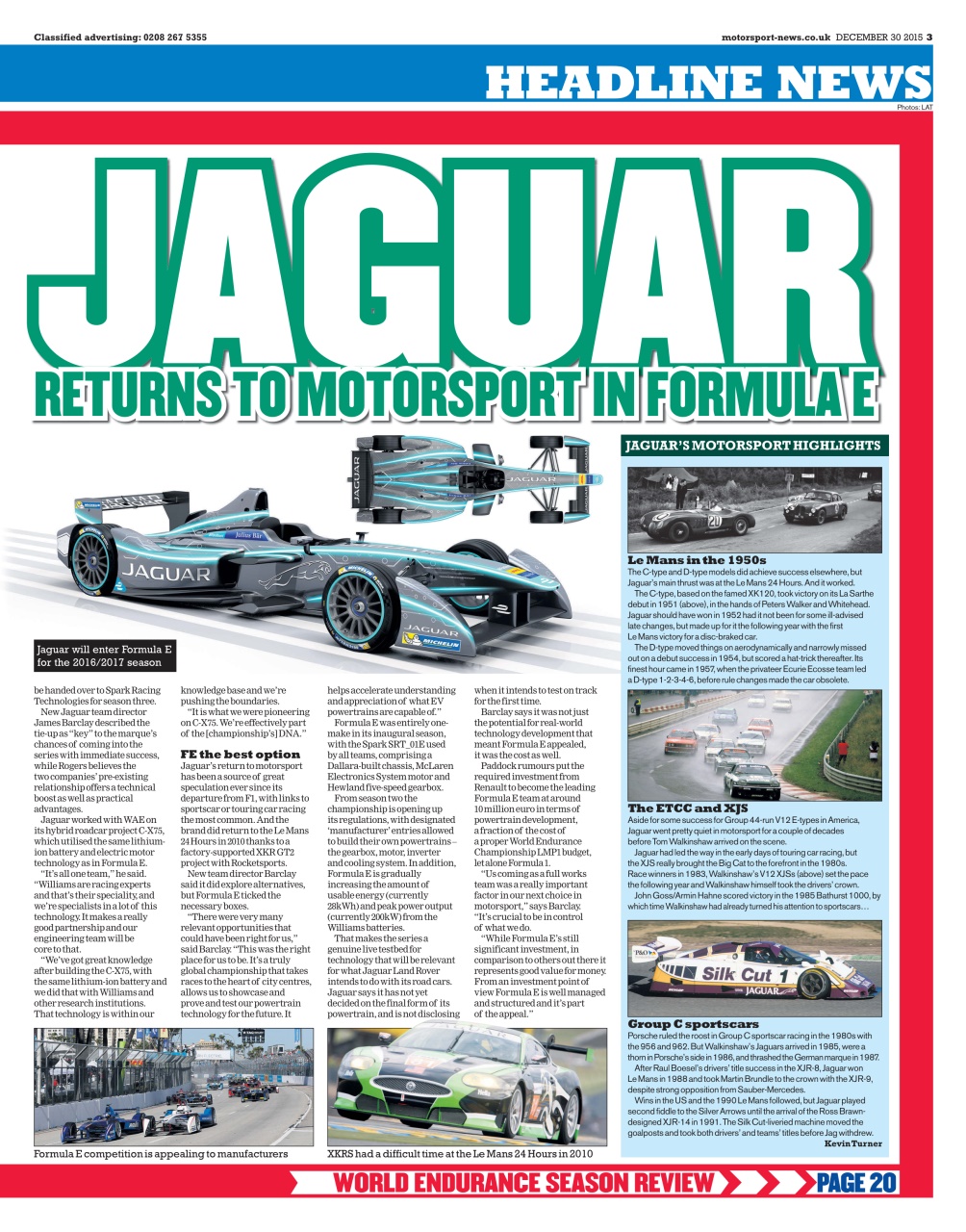Motorsport News Preview Pages
