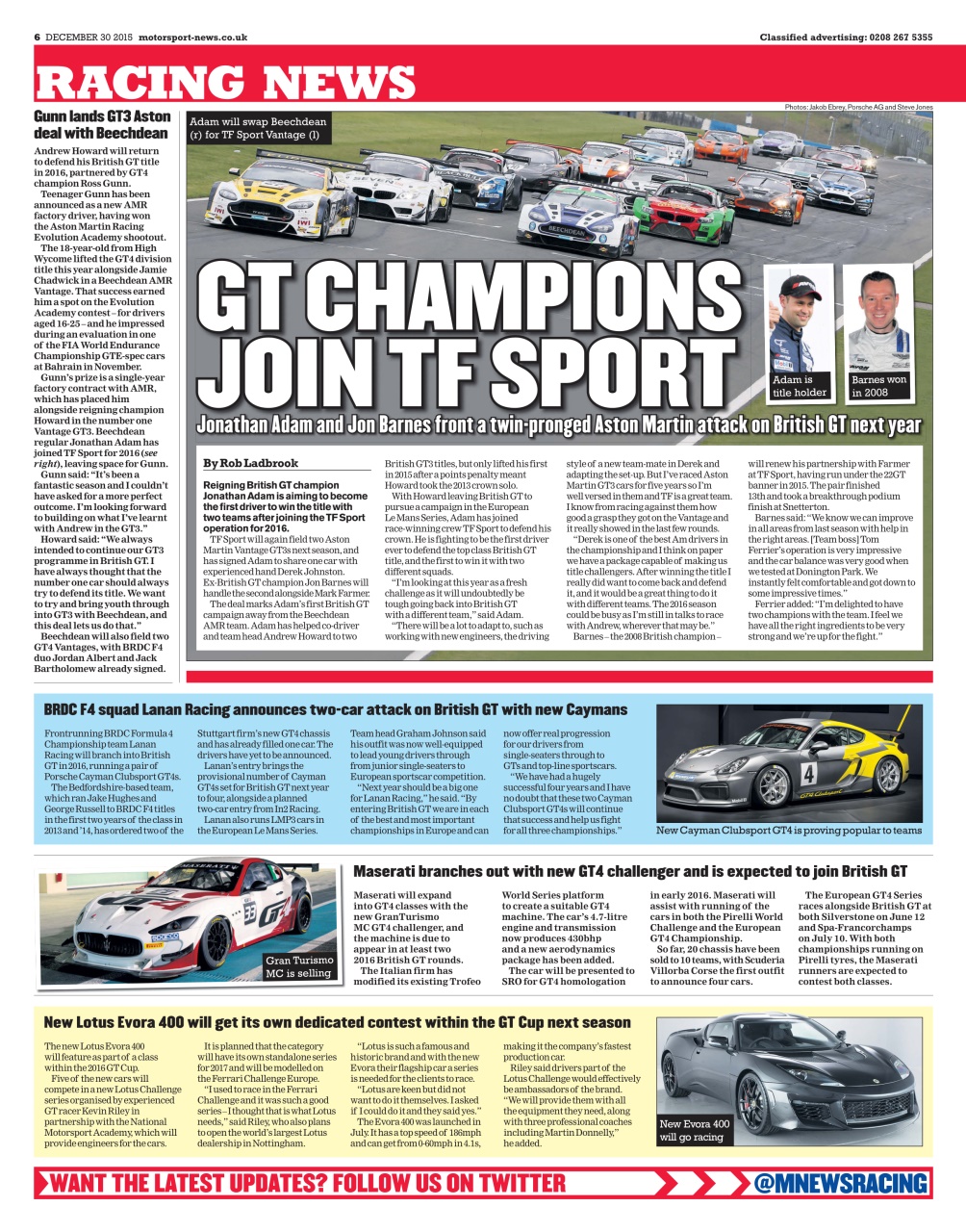 Motorsport News Preview Pages