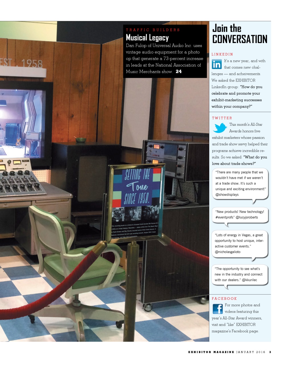 EXHIBITOR Magazine Preview Pages