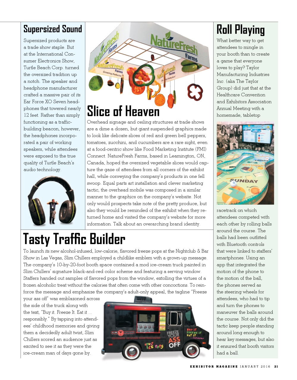 EXHIBITOR Magazine Preview Pages