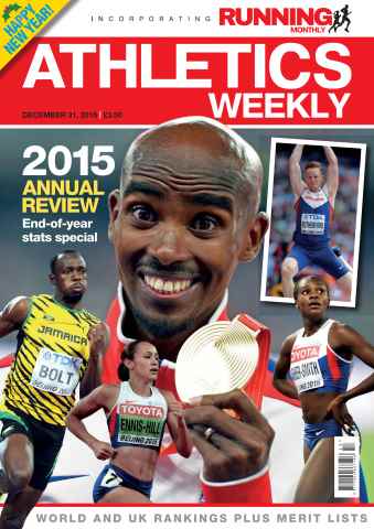 AW – Athletics Weekly Magazine issue 31 December 2015