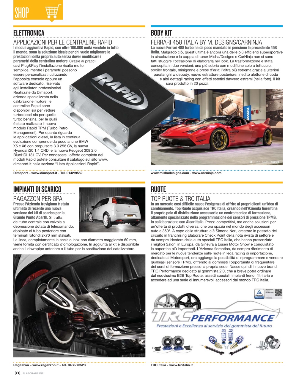 Elaborare GT Tuning Preview Pages