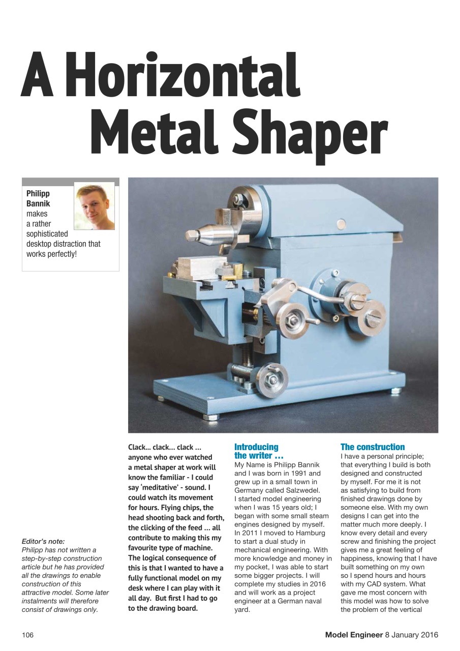 Model Engineer Preview Pages