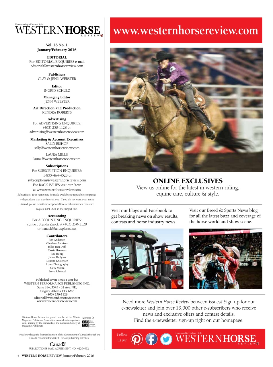 Western Horse Review Preview Pages