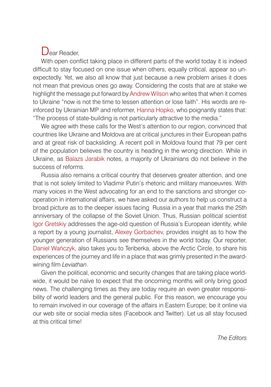 New Eastern Europe Preview Pages