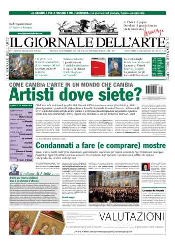 Il Giornale Dell’Arte issue gennaio 2016