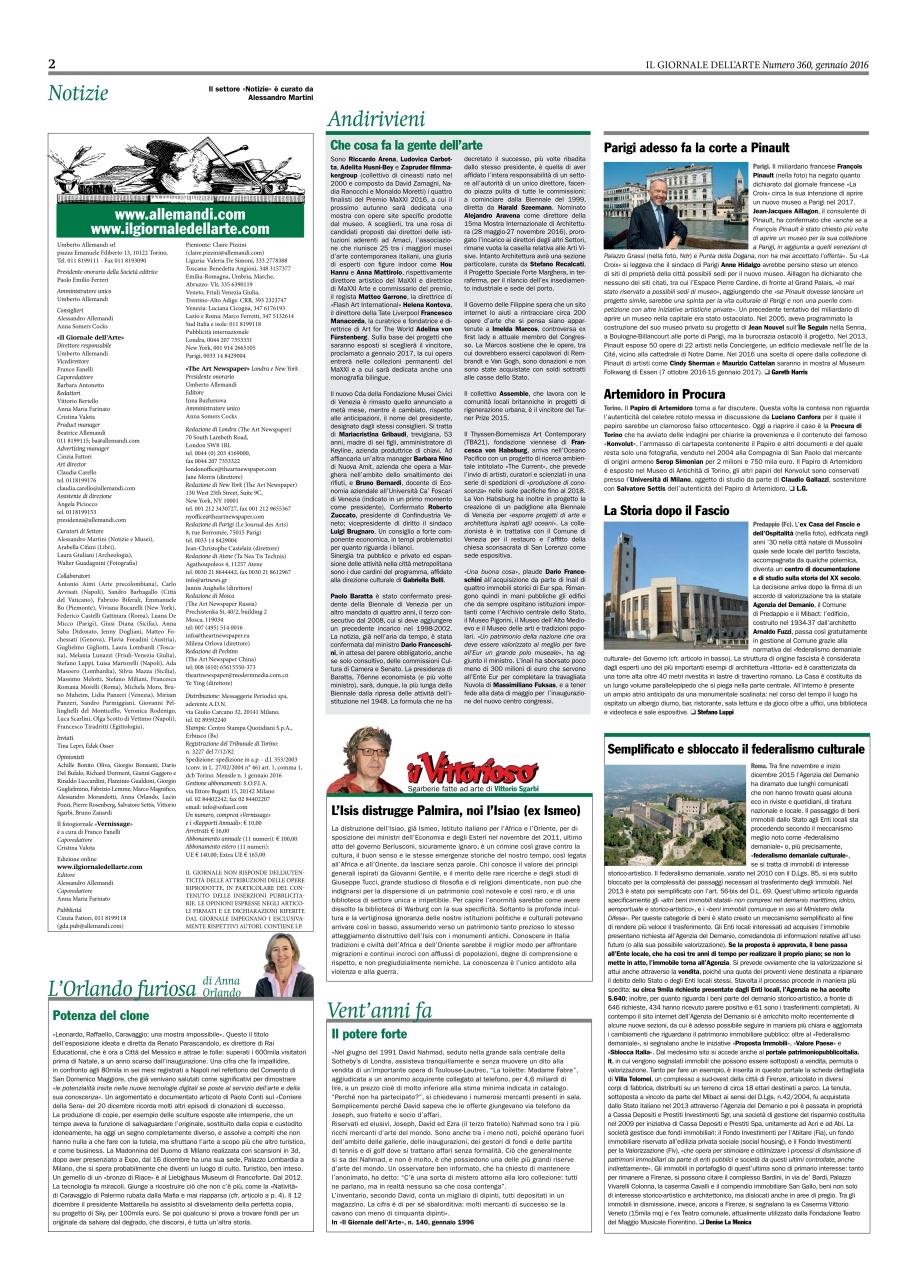 Il Giornale Dell’Arte Preview Pages