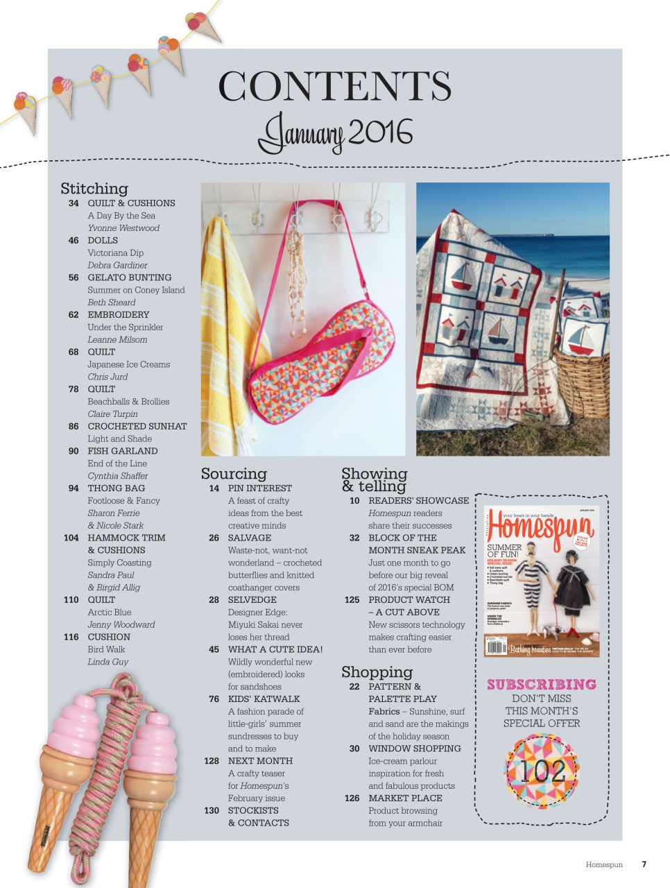 Homespun Preview Pages