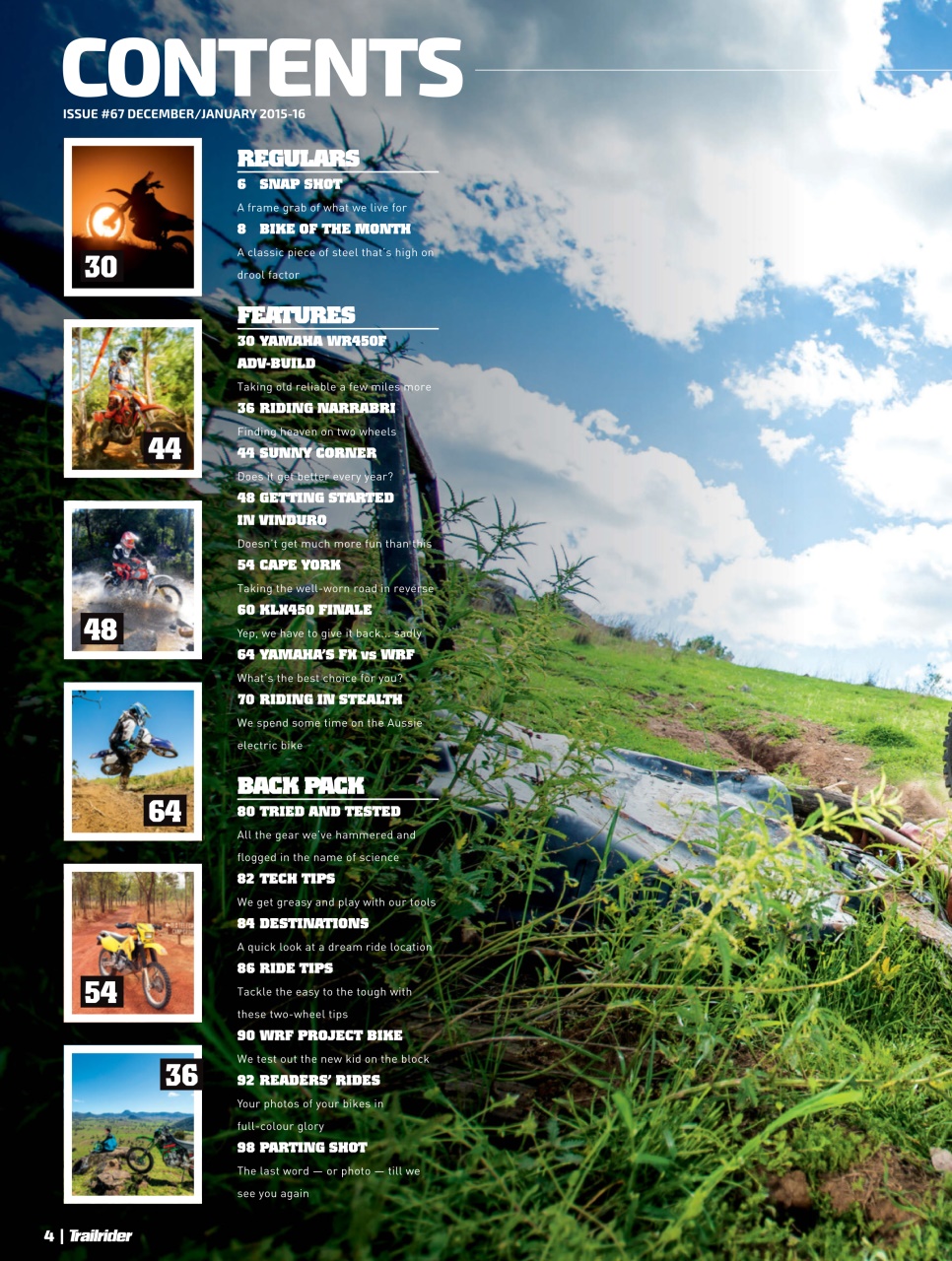 Trailrider Preview Pages