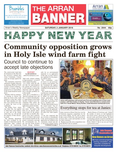 Arran Banner issue 