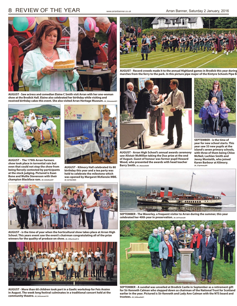 Arran Banner Preview Pages