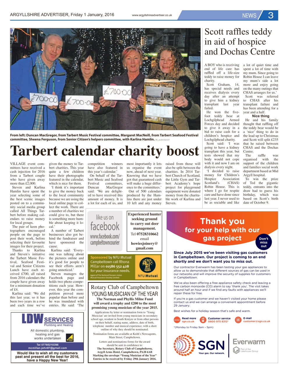Argyllshire Advertiser Preview Pages