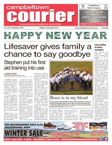 Campbeltown Courier issue 01 January 2016