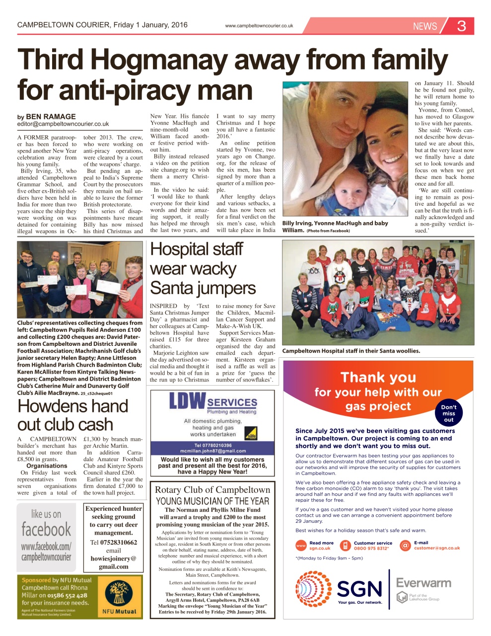 Campbeltown Courier Preview Pages