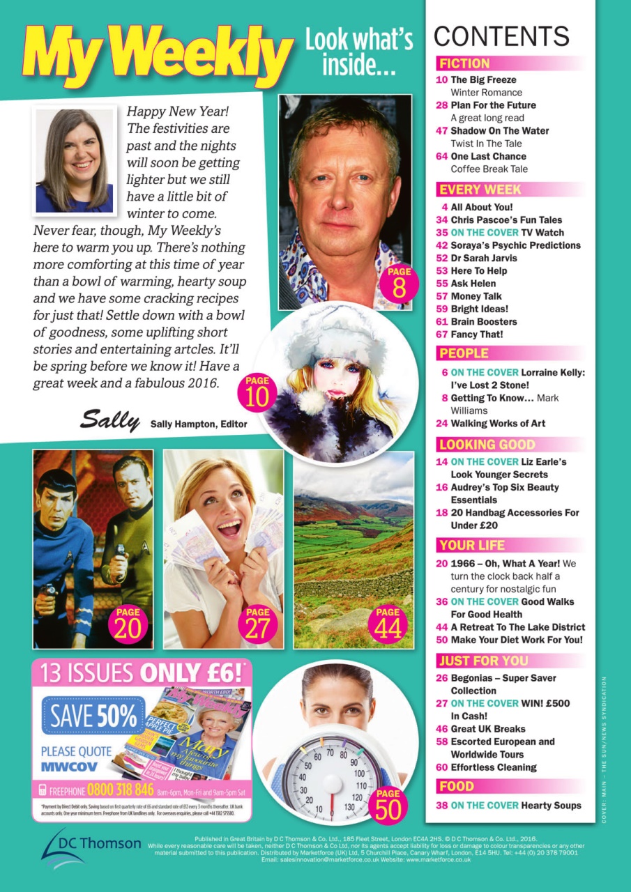 My Weekly Preview Pages