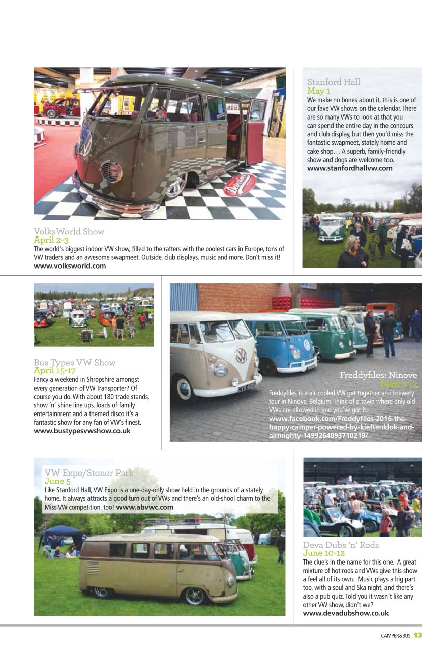 VW Camper Preview Pages
