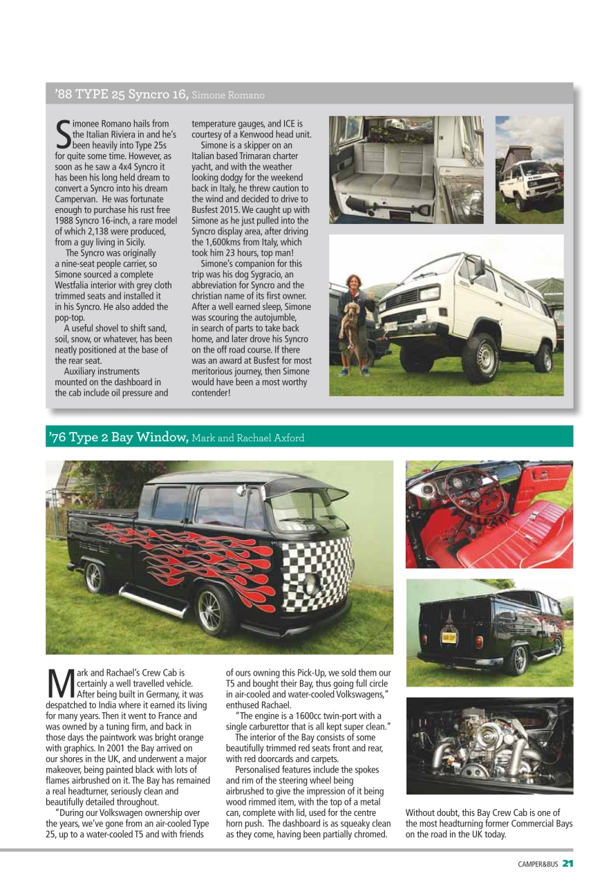 VW Camper Preview Pages