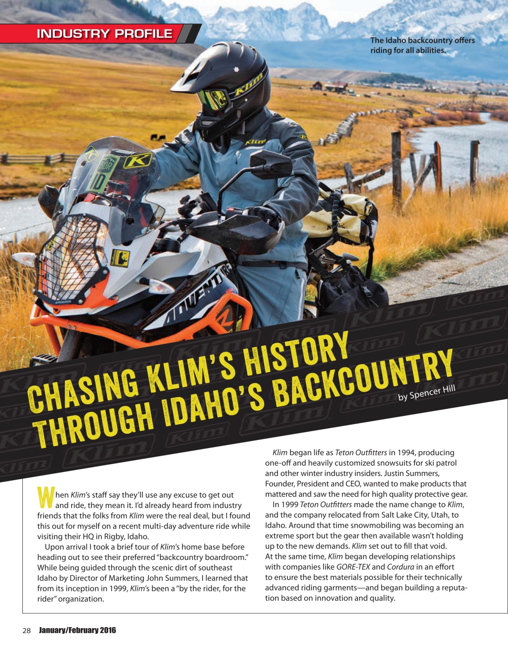 Adventure Motorcycle Preview Pages