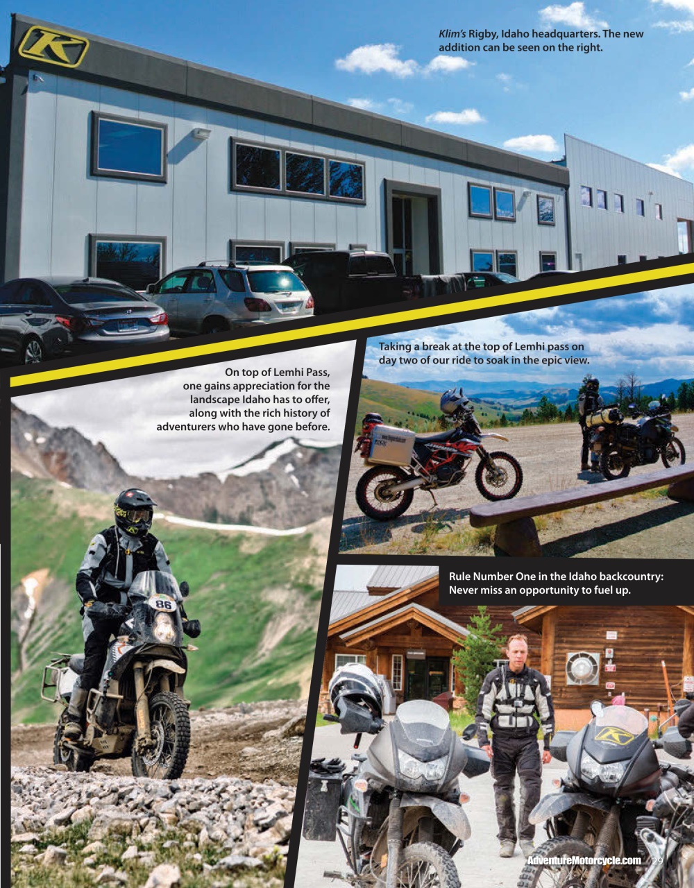 Adventure Motorcycle Preview Pages