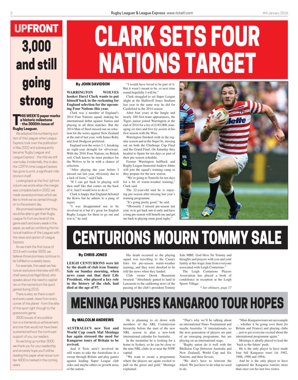 League Express Preview Pages