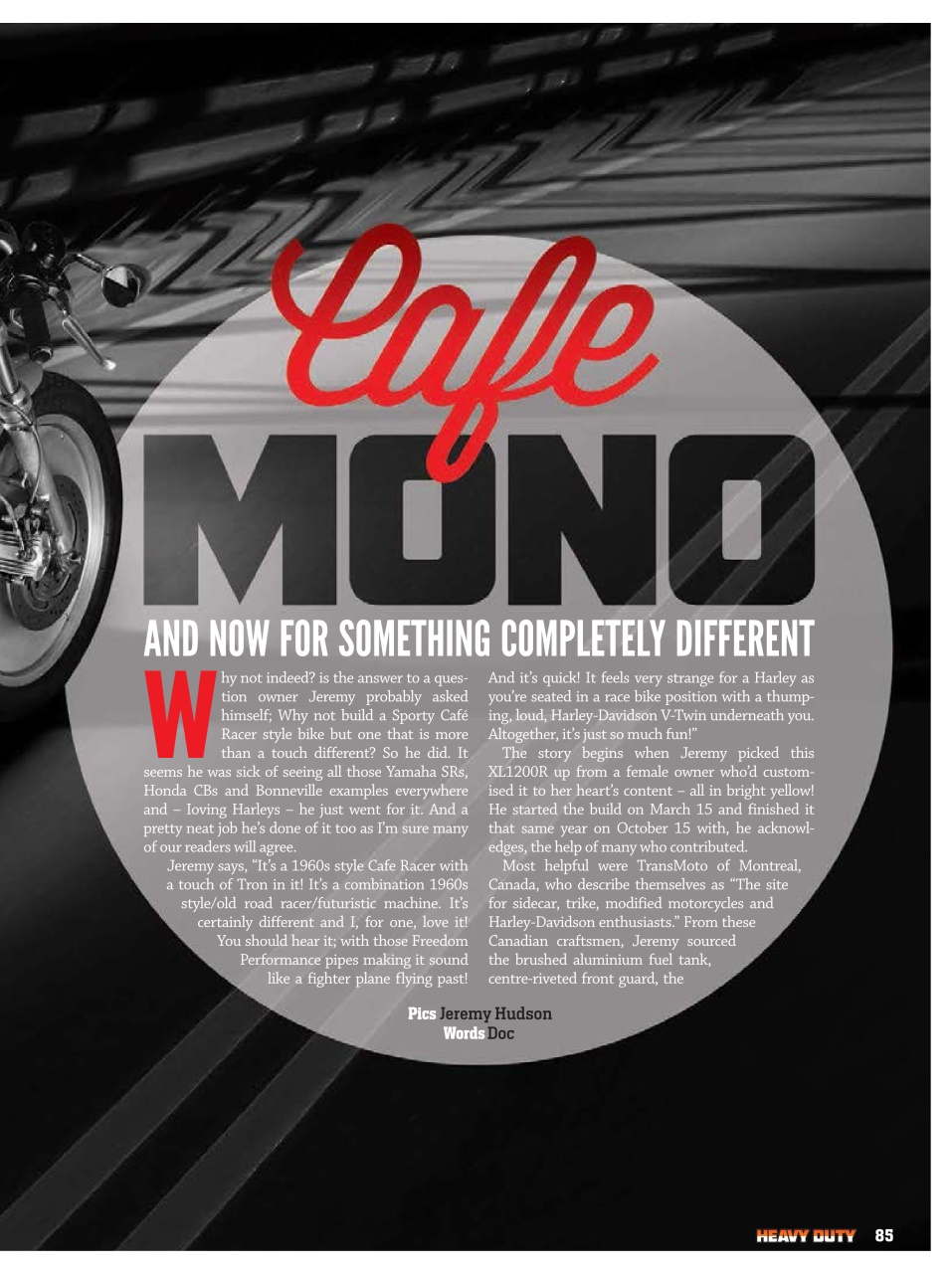 Heavy Duty Preview Pages
