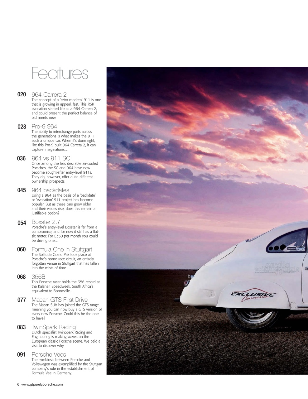 GT Porsche Preview Pages