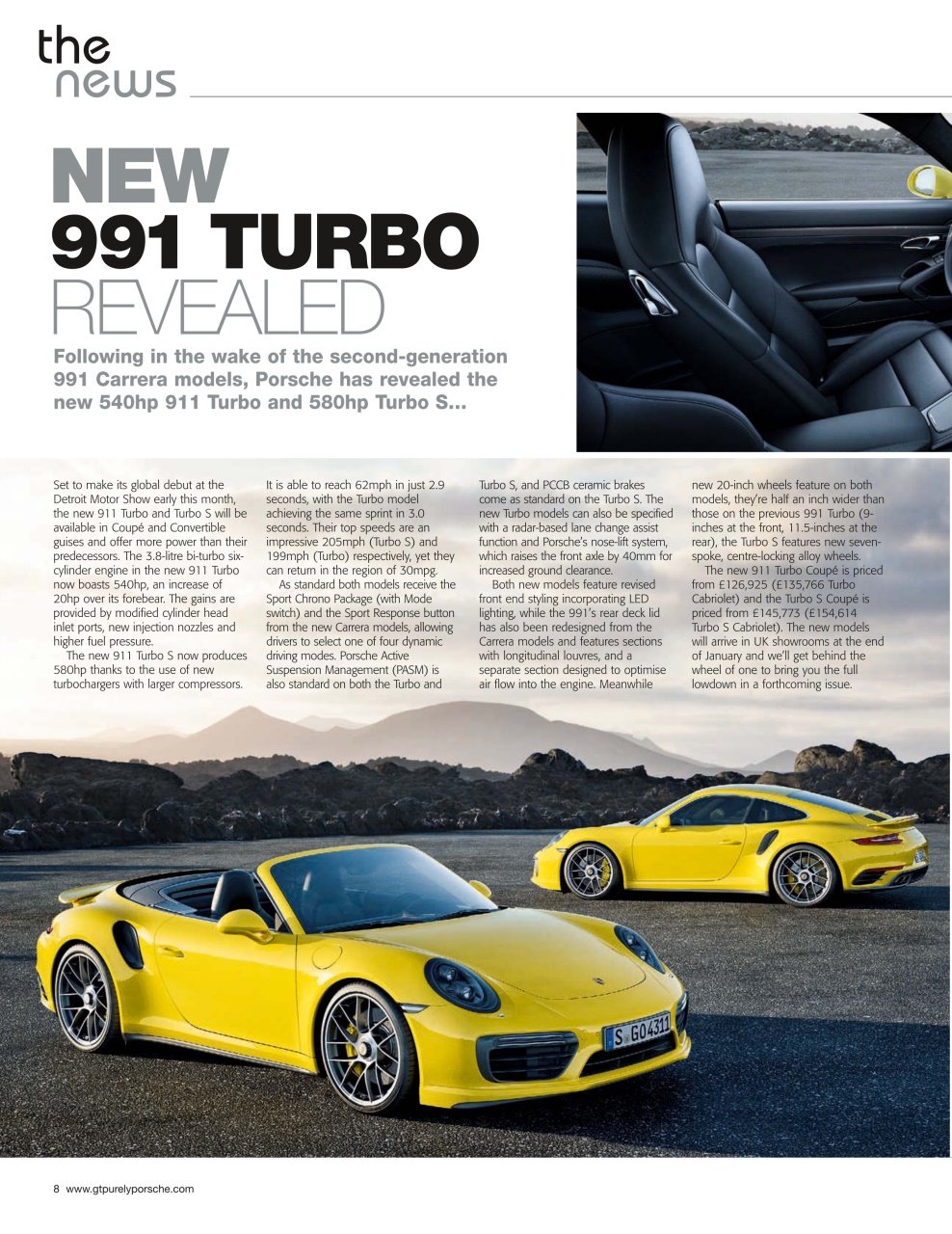 GT Porsche Preview Pages