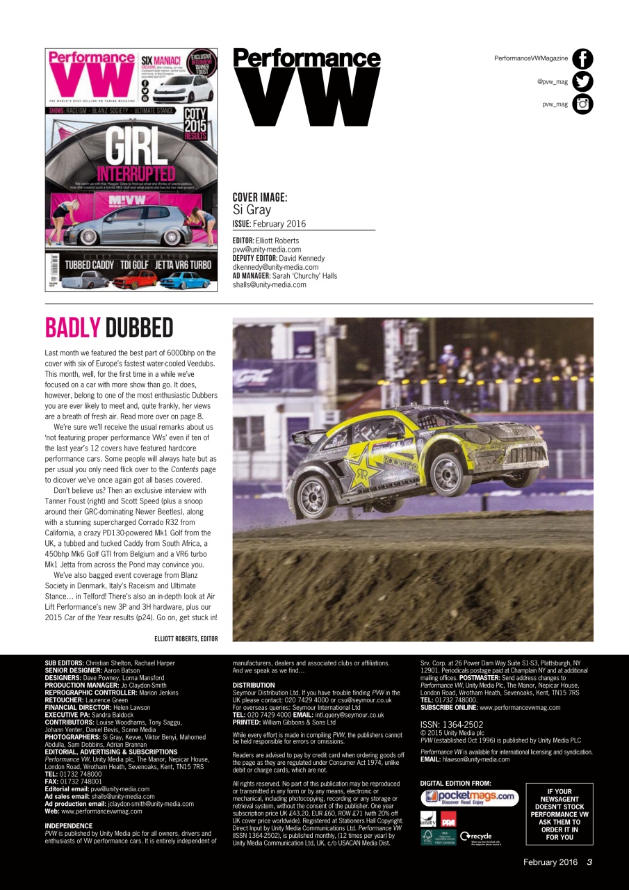 Performance VW Preview Pages