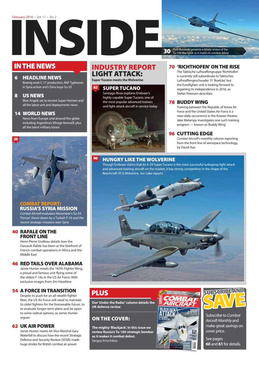 Combat Aircraft Journal Preview Pages