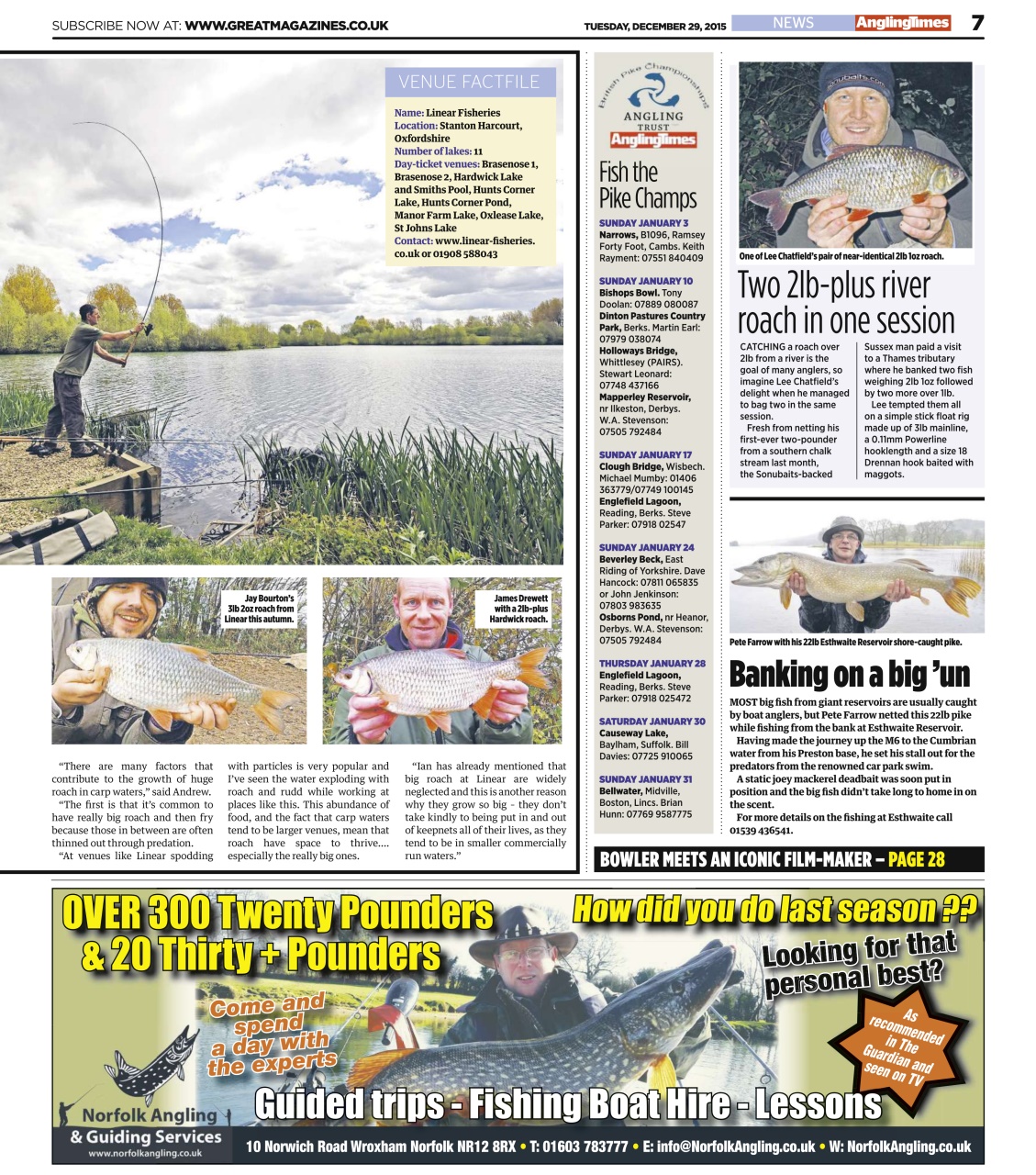 Angling Times Preview Pages