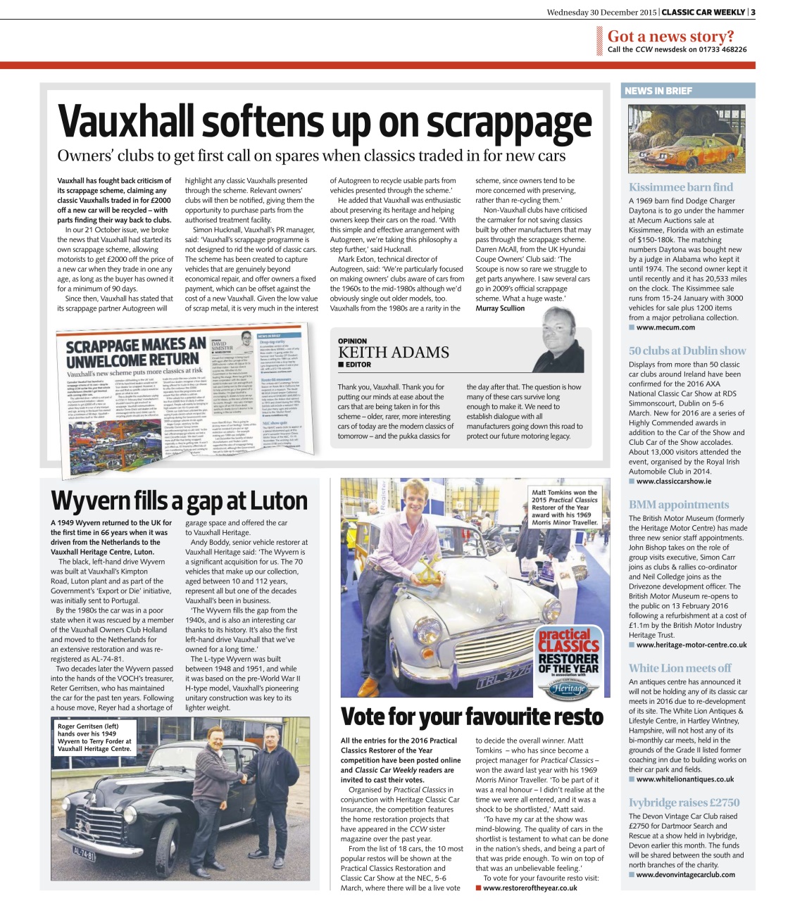 Classic Car Weekly Preview Pages