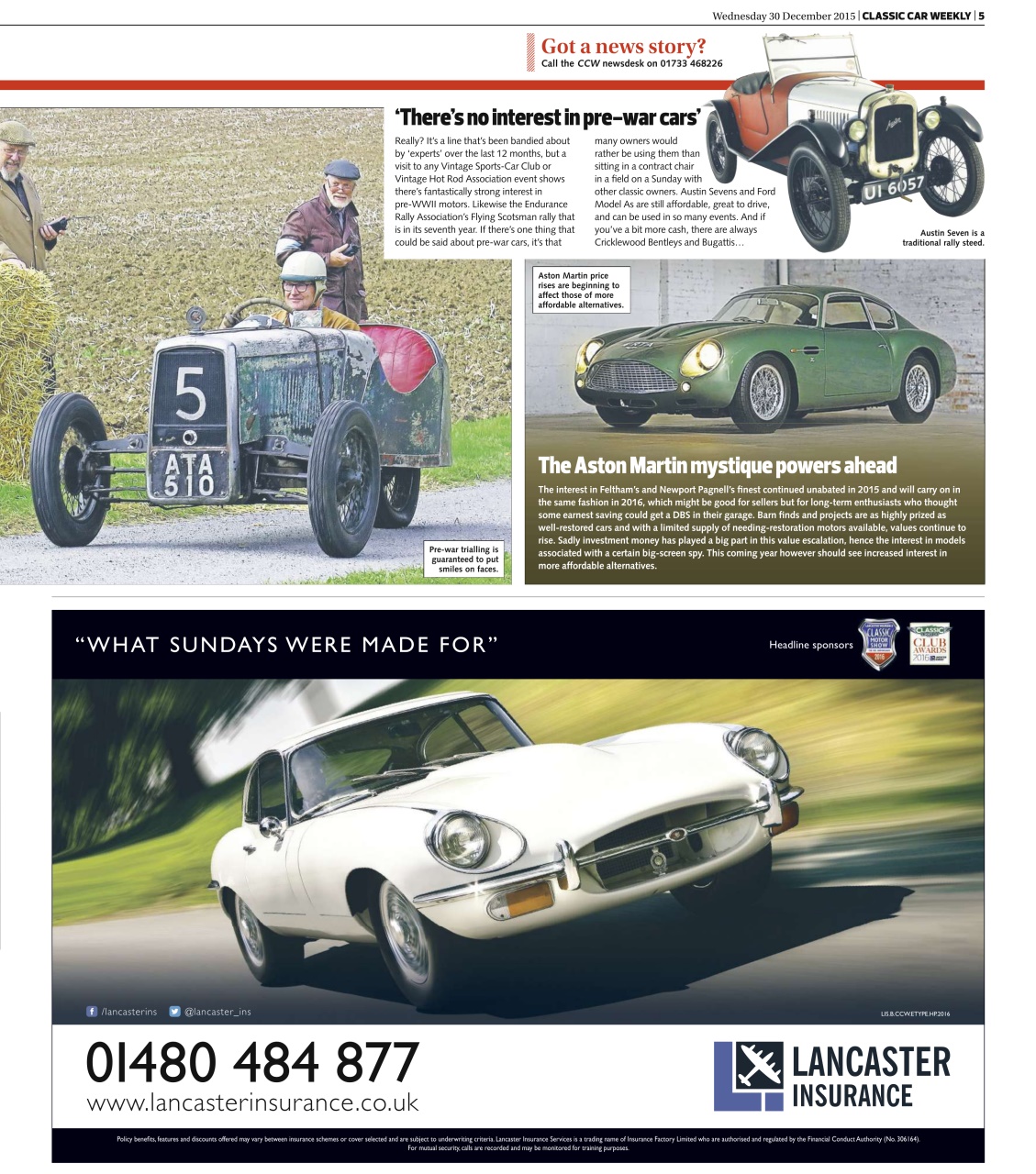Classic Car Weekly Preview Pages