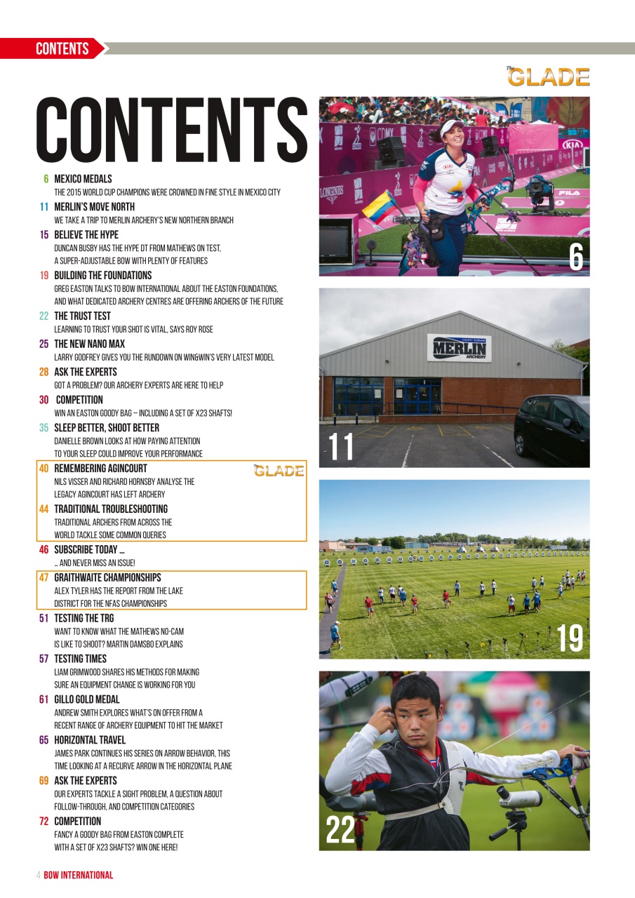 Bow International Preview Pages