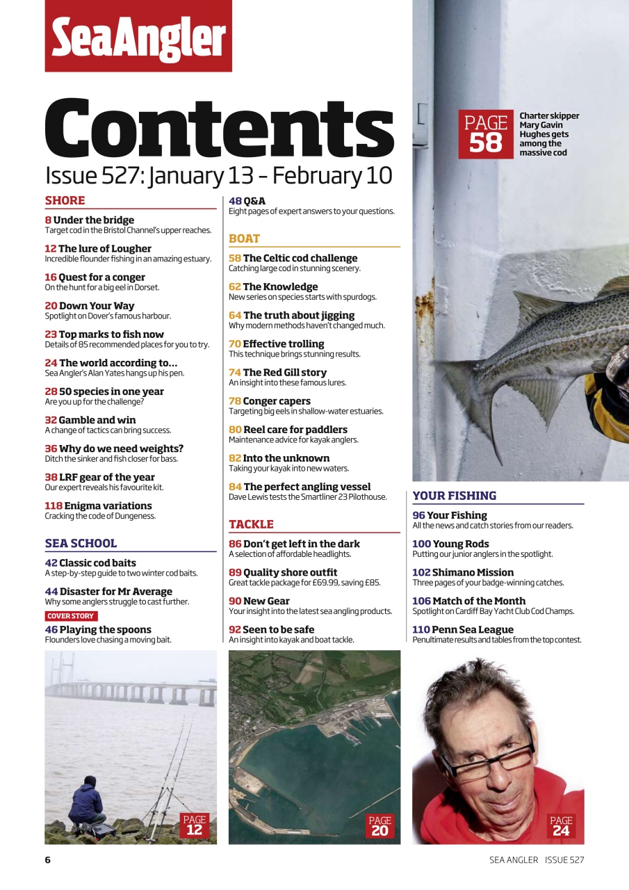 Sea Angler Preview Pages