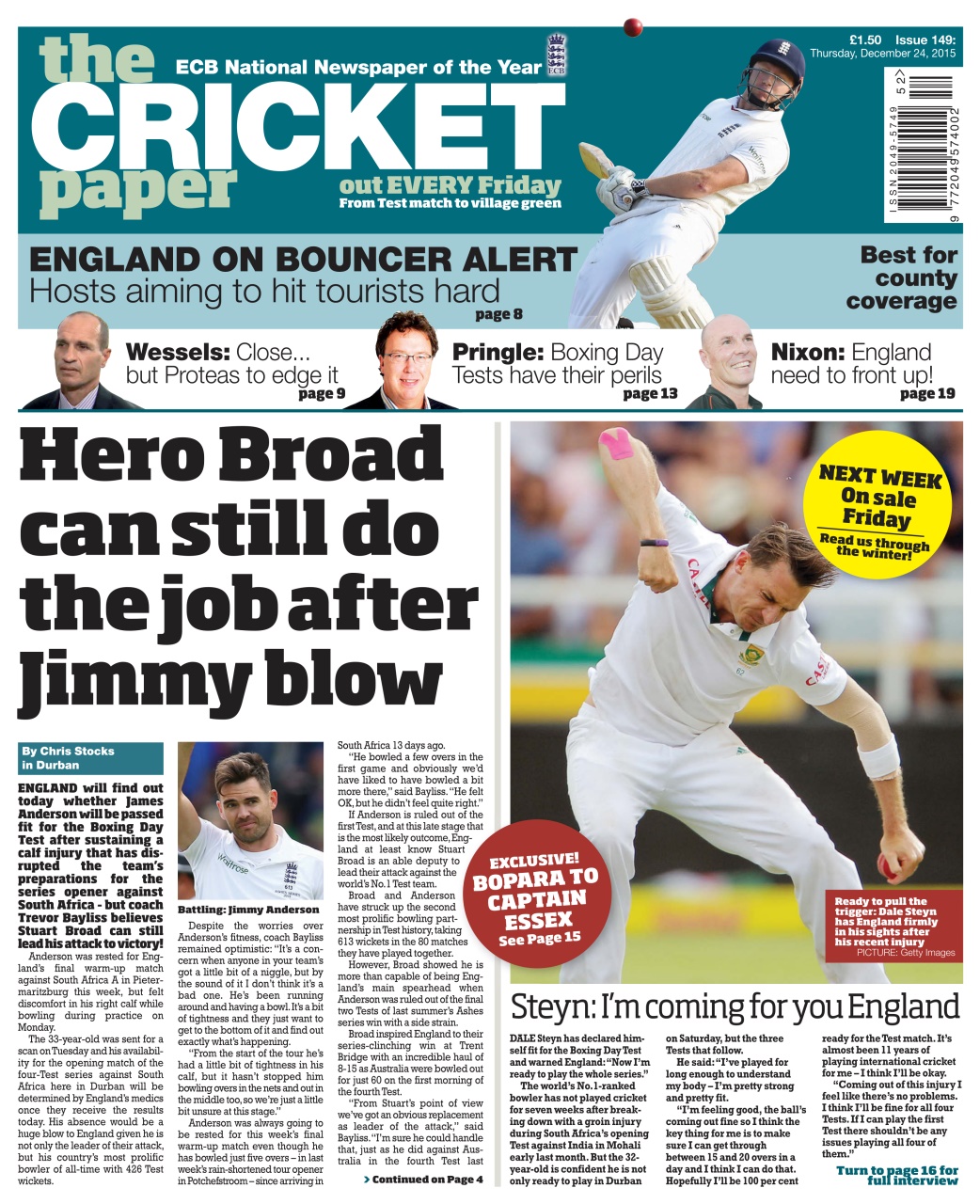 The Cricket Paper Preview Pages