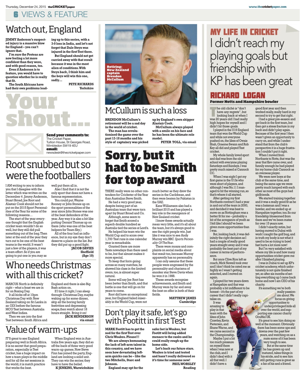 The Cricket Paper Preview Pages